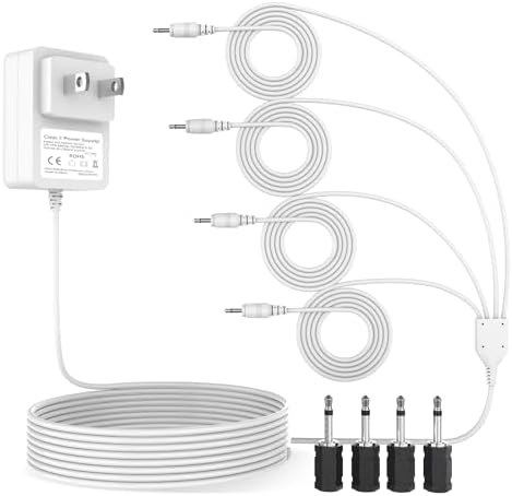 Meonum 3V AC/DC Power Adapter For Department 56 Village Accessories With Multiple Plugs