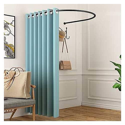YJFENG Umkleidekabine Im Bekleidungsgeschäft, Löste Sich Umkleidekabine, Tragbar Umkleideraum Mit 25mm Spurstange, 2m Bodenstehend Privatsphäre Hütte Zum Austausch Von Kleidungsstücken Cover