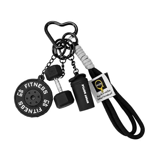 Storite Gym Fitness Keychain, Black - Image 2