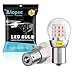 AMAZENAR 2-Pack 1156 BA15S 1141 1003 7506 1073 Extremely Bright Amber/Yellow LED Light 9-30V-DC, AK-3014 39 SMD Replacement Bulbs for Turn Signal Lights Tail Backup Bulbs