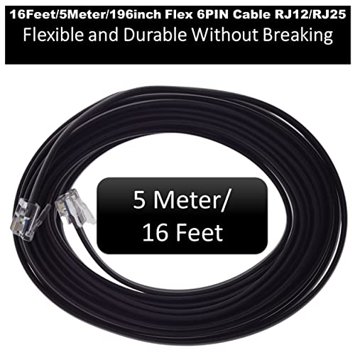Xtenzi 6Pin Flex Cable XTFC Wire Accessory XT91612 for Amp Remote Bass Knob Compatible with Kicker IX ZX DX ZXM Amplifier by Xtenzi - Image 2