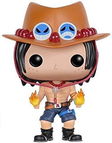 Funko POP Anime: One Piece Portgas D. Ace Action Figure,Multi-colored,3.75 inches