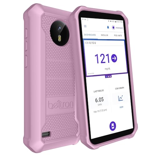 BELTRON Omnipod 5 Case, Slim Protective Grip Case with Reinforced Technology Designed to Protect Omnipod 5 Receiver (Secure Fit) (Lavender)
