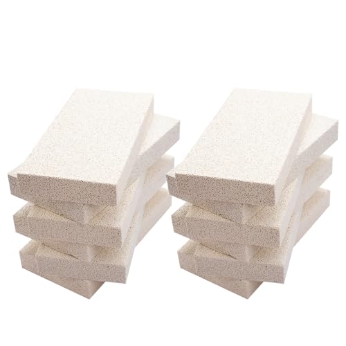12 Pieces Insulating Fire Brick for Ovens, Kilns, Blacksmith, Fireplaces, 9" x 4.5" x 1.25" by CFKJ - Used condition - US$34.18