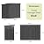 Patiowell 8x4 FT Outdoor Storage Shed, Heavy Duty Tool Metal Sheds with 3 Lockable Doors and Updated Frame Structure for Backyard Patio Lawn, Black