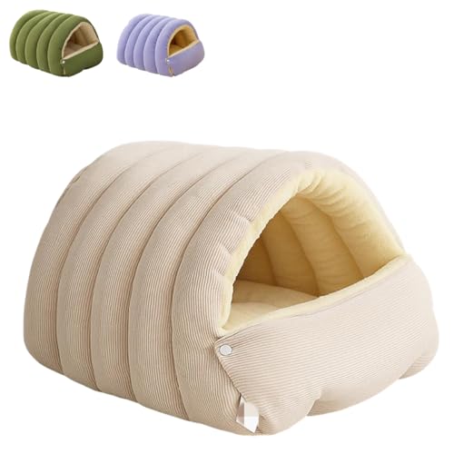 Panier pour chat lavable qui ne glisse pas grâce au sac de couchage moelleux