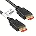 Produktbild mumbi 1.00m HDMI-High Speed Kabel mit Ethernet mit 4K / 3D Unterstützung bei 24Hz mit Verriegelung, schwarz