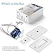 Pyle Home Wall Mount Volume Control Knob- Flush In-Wall Plate,Rotary Style Adjustment, 20-20kHz Freq. Response,Companion for Hi-Fi, Four-Pair Speaker Selector w/ Audio&Video Compatibility,White- PVC1