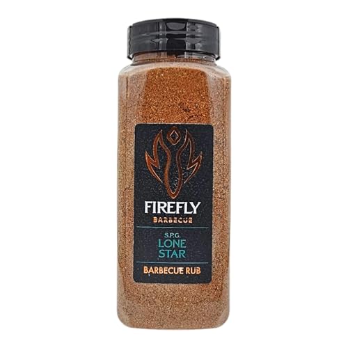 Firefly BBQ Lone Star SPG Rub - Authentic Texas Flavour for Brisket, Steak, and More 1L