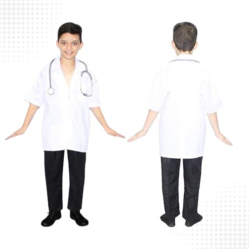 Image of Kaku Fancy Dresses Our Helper Costume for Boys & Girls | Social Helper Doctor, Nurse, Fireman, Postman, Teacher, Farmer Dress For Kids