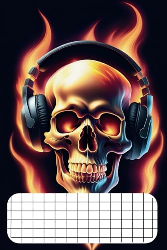 Squared notebook for school: Great for school and notes; suitable for schoolchildren and students; glossy cover with modern desi