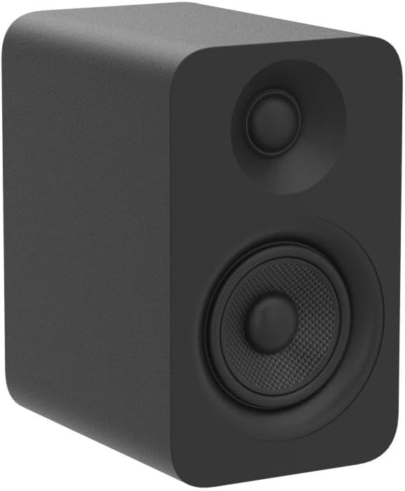 Kanto YU Passive 4" Passive Bookshelf Speakers with 1" Silk Dome Tweeter | External Amplifier Required | Pair | Matte Black