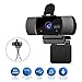 Produktbild KOGOLIKE Webcam 1080P mit Mikrofon, Full HD USB Webcam mit Abdeckung Und Stativ für Laptop, Computer, PC, Desktop, Live-Streaming, Videoanruf, Konferenz, Online-Unterricht, Spiel