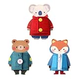 【Jeu éducatif】 : Fabriqué en bois lisse, ce jouet d'éveil stimulant offre des heures de divertissement éducatif aux tout-petits tout en respectant les normes de sécurité.