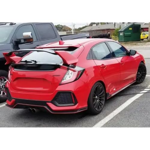 Image of Compatible with Honda Civic 2006-2020 10th Generation Trunk Wing Lip Boot Rear Spoiler Tr Ar-honda-023 KT-HDCV-013 Glossy Black CC-2649