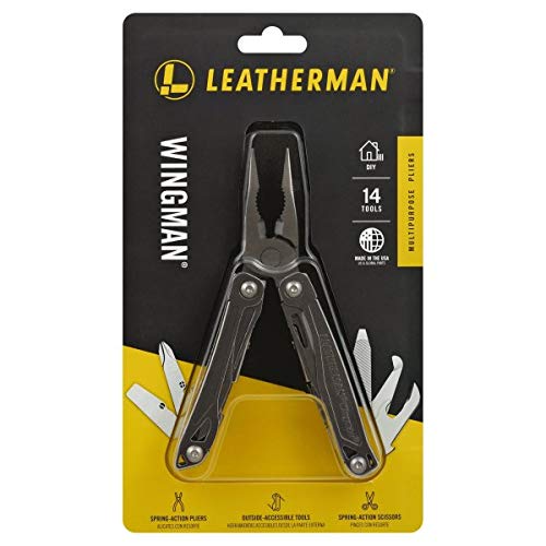 Preisvergleich Produktbild Leatherman Multi-Tools 'WINGMAN' - hochwertige Federzangen, Scheren und 12 weitere Werkzeuge
