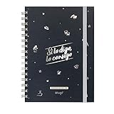Cierre con goma elástica Mr. Wonderful Planificador de productividad-Si lo Digo, lo consigo, Multicolor, 0