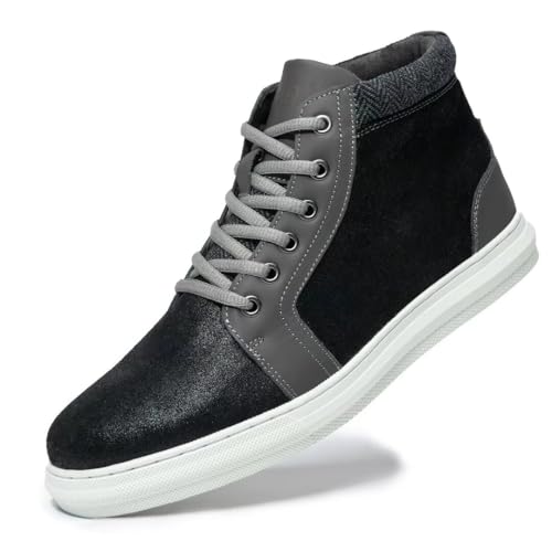 Image of Arkbird Casual Sneaker Boots, High-Top Sneakers Lace-up Leather Chukka Shoes for Men