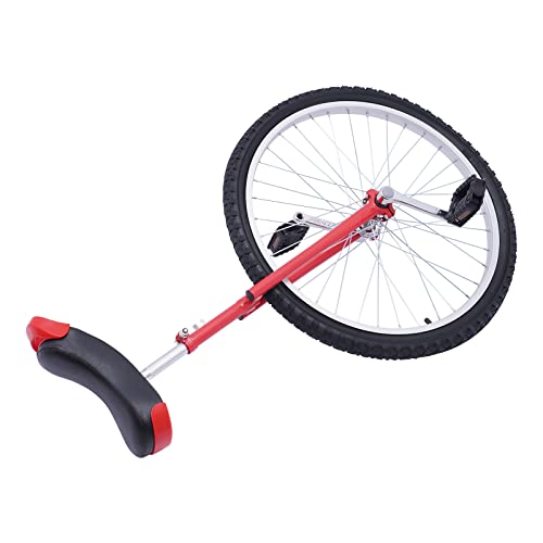 Image of 24In Outdoor Wheel Unicycle, One-Wheel Bike with Adjustable Seat, Sports Exercise Bicycle for Adults Beginner Outdoor Indoor Sports Entertainment Exercises Balance Fun