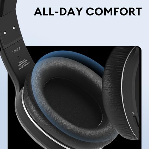 Edifier W800BT PLUS - Fone de Ouvido Headset, Bluetooth 5.1, Preto glide