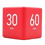 ⏰ PORTÁTIL LIGERO --- Los temporizadores de cocina están diseñados para ser cúbicos y de aspecto agradable. Alimentado por batería incorporada, compacto y liviano, conveniente de llevar a cabo, no ocupa mucho espacio de almacenamiento (sin batería)