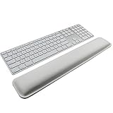 Wrist Rests,Keyboard Wrist Rest Pad,White PU Leather Palm Support Wrist Pad Wrist Cushion for Laptops/ Notebooks/ MacBooks//PC/Computer