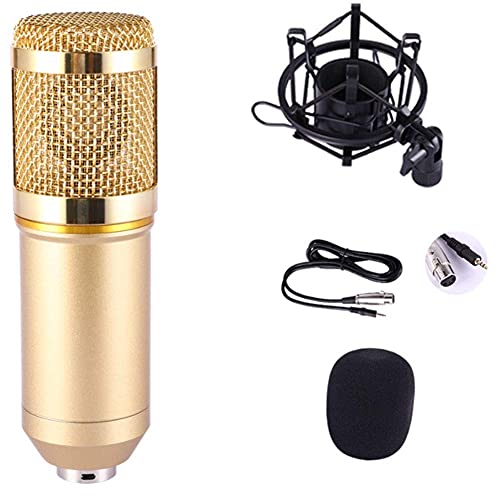 KHYTEBV Home Studio Kondensator Mikrofon Set Gold