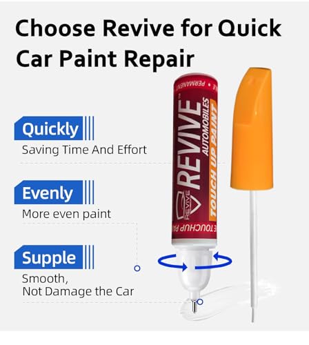 Image of Tata Nexon colors Revive touchup paint pen, factory Quality & matched 2K paint (Carbon Black (TAT9411))