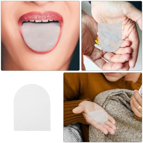 Alasum 120pcs Disposable Non-bitter Tongue Cover Sleeve for Bitter Medicine Protection, Plastic Material with Snug Fit Design, Comfortable Experience for Daily Maintenance and Home Use - 2