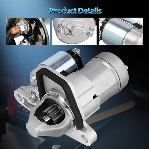 17982 Nuevo Motor de Arranque Sustituto para Nissan Sentra/Versa/Cube/Juke/NV200 2007-2021 1.6L 1.8L 2.0L Compatible con Chevy City Express 2.0L miniatura 5