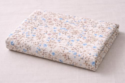 Image of DECORUM Cloud Cotton Double Bedsheet Floral Print with 2 Pillow Covers | 244 TC | Ultra Soft Feel | Premium Comfort | Breathable & Skin Friendly | for Bedroom (90 x 90 Inches)