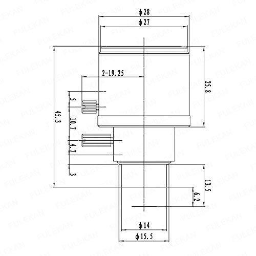 5MP Action Camera Vari-Focal Lens 6-22mm M12 Mount 1/2.5 Inch IR Filter Long Distance View - Thumbnail 4