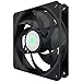 Cooler Master SickleFlow 120 V2 All-Black Square Frame Fan, Air Balance Curve Blade, Sealed Bearing, 120mm PWM Control for Computer Case & Liquid Radiator