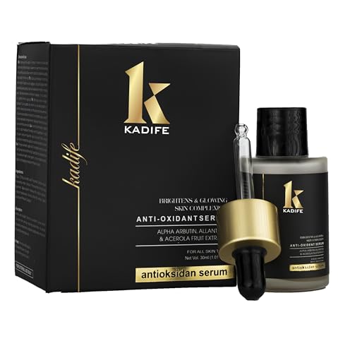Image of KADIFE Anti Oxidant Face Serum with Alpha Arbutin, Allantoin & Acerola Fruit Extract | Dark Spot Corrector & Skin Brightening Serum for Hyperpigmentation, Uneven Skin Tone & Glow | 30ml