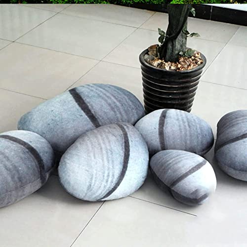 抱き枕 ぬいぐるみ ふわふわ 大きい ストーン スロー 枕カバー 大きい 玉石 玉砂利 リアル 天然石 ぬいぐるみ ロック デコレーション 灰色 コーヒー ショップ デコレーション ビーズクッション 癒しグッズ 背もたれ ねむねむアニマルズ 人気 @60x