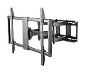 HumanCentric Heavy Duty Full Motion TV Wall Mount for 60-100" TVs, 176lb Capacity, 15° Tilt, 45° Swivel, 24" Extension, Max VESA 900x600mm, Flat or Curved, for Wood or Concrete, Hardware Included