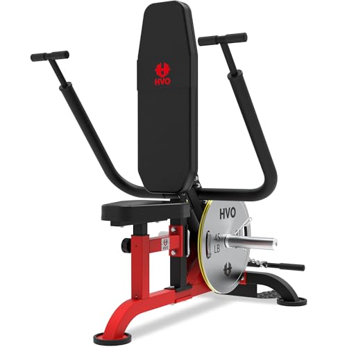 HVO Seated Dip Machine Tricep: Dip Machine Exercise for Biceps Chest Plate Loaded Multi-Function...