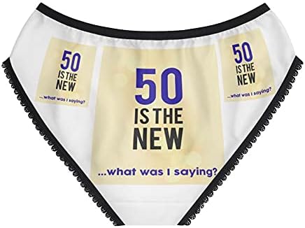 50 Is The New Panties, 50 Is The New Underwear, Briefs, Cotton Briefs, Funny Underwear, Panties For Women