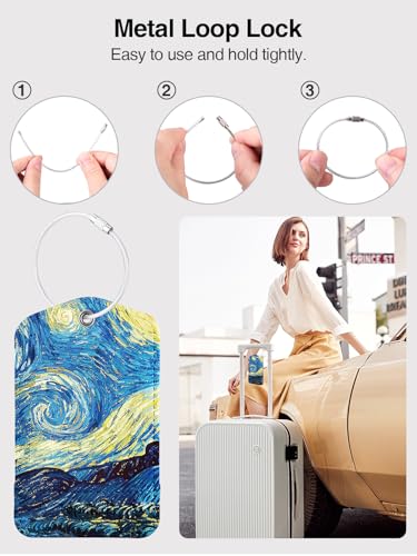 Image of TopMade Luggage Tags, Works with Apple Find My, Smart Suitcase Tag Tracker