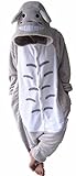 Vecchi Unisex Adult Totoro Onesies Animal Cosplay Costume Halloween Xmas Pajamas