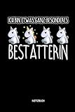 Ich bin was ganz besonderes - Bestatterin - Notizbuch: Lustiges Einhorn & Bestatterin Notizbuch mit Punktraster. Tolle Bestatter Zubehör & Geschenk Idee.