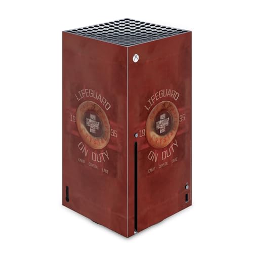 Xbox Series X Skin Vendredi 13 Camp Crystal Lake autocollant vinyle pour console de jeu