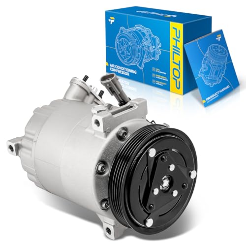 Image of PHILTOP NEW Air Conditioner AC Compressor for Cobalt 2007, 2008-2010 2.2L, 2008 2.4L,HHR 2006-2008, 2011, 2009-2010 2.2L /2.4L, Saturn Ion 2005-2007 2.2Liter, 2006-2007 2.4Liter, Pontiac G5 2008-2009