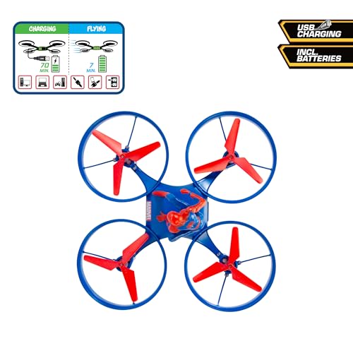Drone RC Spider-Man Jada jouet télécommandé Marvel intérieur extérieur - 4