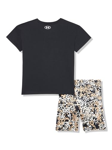 Under Armour UA PRINTED BIKE SHORT SET, BLACK, 6X3