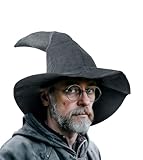 MCJC Gray wizard Hat for Adult, Halloween Sorcerer Costume Accessory