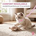Foto di YEMVAR Collare Cane,collari e guinzaglio,Guinzaglio per Cani, regolabile per cani e gatti, con guinzaglio a sgancio rapido con fibbia per cani di piccola taglia e gatti cuccioli (rosa)