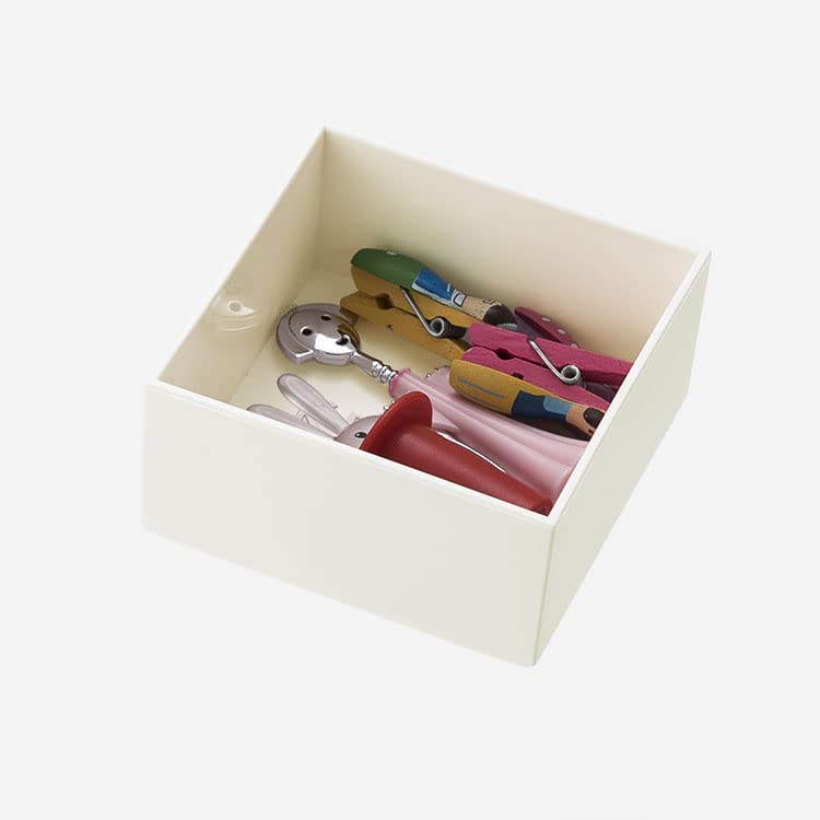 Amazon｜[ケユカ] KEYUCA BOX ナチュラルホワイト (正方形) 小物