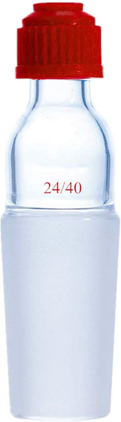 24/40,Glass Thermometer Adapter,W/Thread,Ground Scock Joint,Plastic Screw