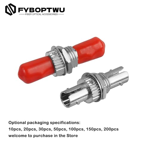 Adaptadores de Acople de Fibra Óptica ST a ST 100 pcs miniatura 2